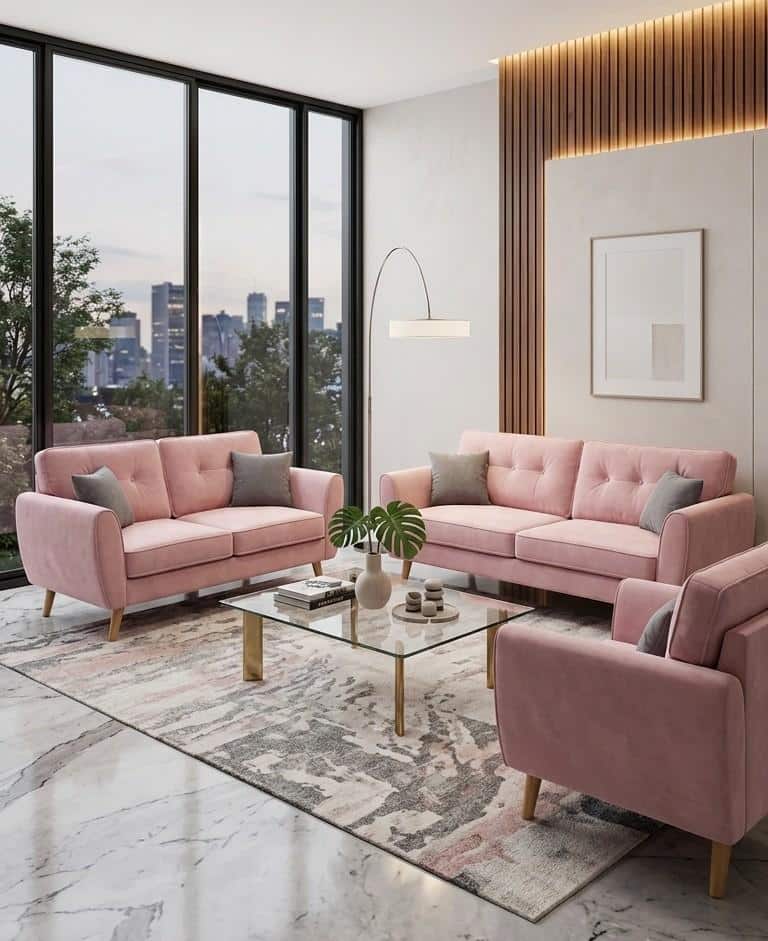 Sala de 3 piezas modelo ROMA​